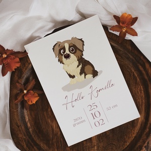 Személyre szabható Üdvözlet a kis kedvenctől - művészet - grafika & illusztráció - digitális - Meska.hu