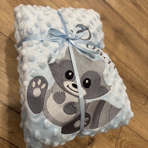 Mosómacis névre szóló babatakaró  - baba - mama - babalátogató ajándékcsomag - Meska.hu