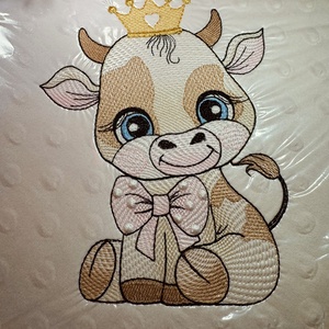 Boci mintás babatakaró - hímzett, névre szóló  - baba - mama - babalátogató ajándékcsomag - Meska.hu