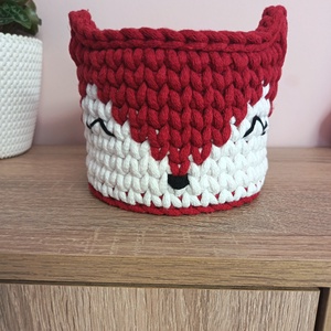 Rókás tároló kosár - Meska.hu