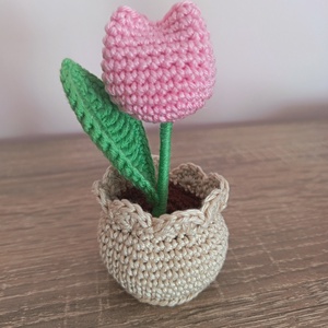 Cserepes tulipán - Meska.hu