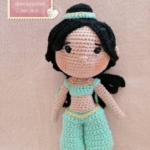 Amigurumi arab hercegnő - játék & sport - baba & babaház - baba - Meska.hu