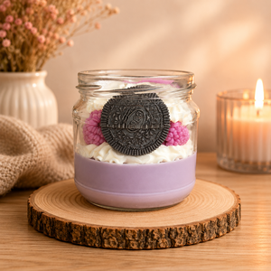 Szójaviasz desszertgyertya 300 g � kézműves gyertya üvegtégelyben, Otthon & Életmód, Gyertya, illat, aroma, Gyertya, Gyertya-, mécseskészítés, MESKA