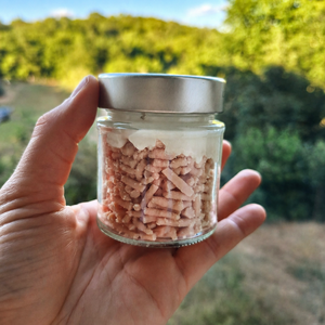 Édes gesztenye illatú szójaviasz desszertgyertya 150 g � kézműves gyertya üvegtégelyben, fedővel, Otthon & Életmód, Gyertya, illat, aroma, Gyertya, Gyertya-, mécseskészítés, MESKA