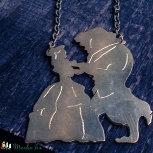 Szépség és a Szörnyeteg Disney egyedi nyaklánc -  - Meska.hu