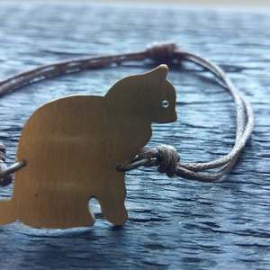 Pici Cicás állítható antiallergén karkötő - Meska.hu