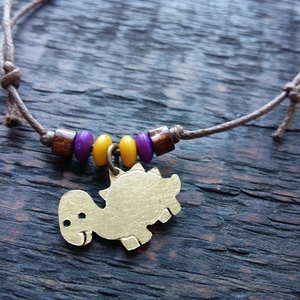 Mini dinós állítható antiallergén karkötő -  - Meska.hu