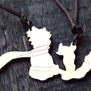 Kisherceg és a Róka nyaklánc, Kisherceg nyaklánc, Kisherceg ékszer - Meska.hu