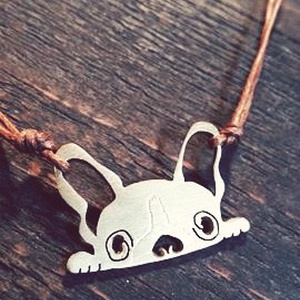 Kutyás nyaklánc, állatos nyaklánc, kutyás ékszer -  - Meska.hu