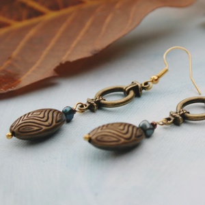 Szerintem poloska fülbevaló - ékszer - fülbevaló - lógó fülbevaló - Meska.hu