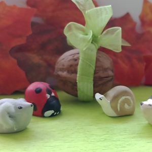 Állatok dióhéj kuckóban - karácsony - mikulás - mikulás ajándékok - Meska.hu