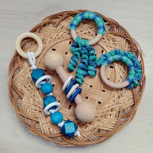 Kézműves babajáték szett - játék & sport - 3 éves kor alattiaknak - rágóka - Meska.hu