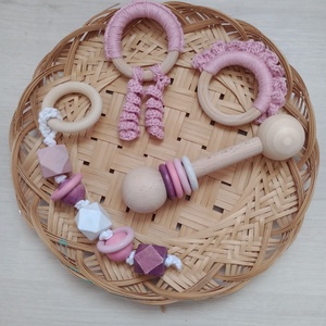Kézműves babajáték szett - játék & sport - 3 éves kor alattiaknak - rágóka - Meska.hu