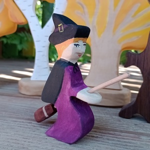 Fából készült boszorkány, Otthon & Életmód, Dekoráció, Halloween, Halloweeni figurák, Famegmunkálás, MESKA