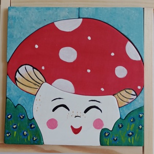 Őszi gombás kirakó, Játék & Sport, Puzzle, Kirakó, kocka kirakó, Famegmunkálás, Festészet, MESKA