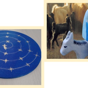 Waldorf adventi lépegető - karácsony - karácsonyi lakásdekoráció - karácsonyi falu, házikó - Meska.hu