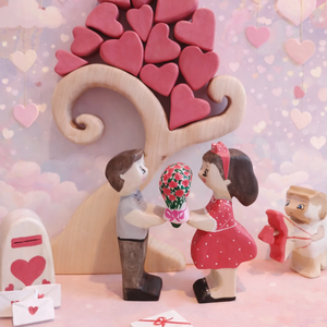 Valentin-napi (Bálint-napi) fajáték szett - Meska.hu