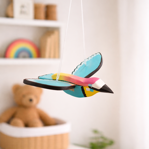 Felakasztható repülő madár dekoráció (1.) - otthon & életmód - dekoráció - fali és függő dekoráció - függődísz - Meska.hu