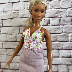 Barbie ruha pántos felsővel, Játék & Sport, Baba & babaház, Barbie ruhák, Varrás, MESKA