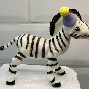 Zebra tortadísz - Meska.hu