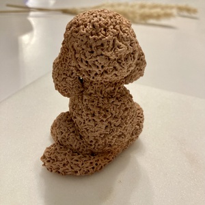 Uszkár kutya tortadísz - otthon & életmód - konyhafelszerelés, tálalás - sütés, főzés - sütidísz - Meska.hu