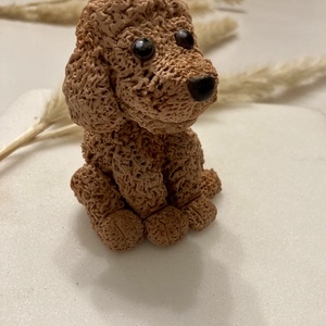 Uszkár kutya tortadísz - otthon & életmód - konyhafelszerelés, tálalás - sütés, főzés - sütidísz - Meska.hu