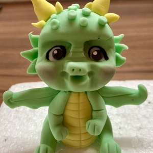 Kissárkány tortadísz, DIY (Csináld magad), Egységcsomag, Gyurma, MESKA