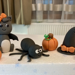 Halloween tortadísz, DIY (Csináld magad), Egységcsomag, Gyurma, MESKA