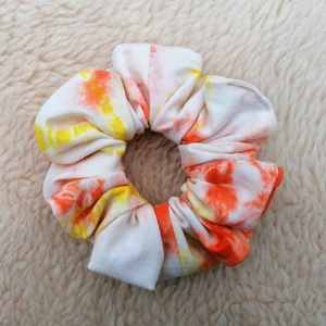 Batikolt scrunchie - textil hajgumi - ruha & divat - hajdísz & hajcsat - hajgumi - Meska.hu