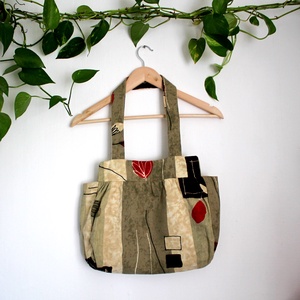 Bélelt textil bevásárlótáska - táska & tok - bevásárlás & shopper táska - shopper, textiltáska, szatyor - Meska.hu
