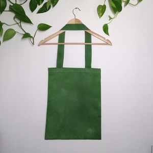 Zöld batikolt mintás bevásárló szatyor - táska & tok - bevásárlás & shopper táska - shopper, textiltáska, szatyor - Meska.hu
