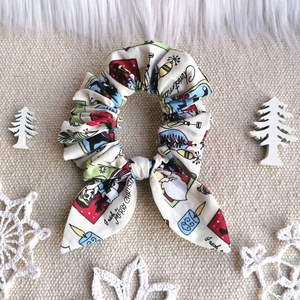 Masnis scrunchie - textil hajgumi - ruha & divat - hajdísz & hajcsat - hajgumi - Meska.hu