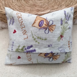 Levendula mintás meggymag párna - szépségápolás - egészségmegőrzési kellékek - meggymagpárna - Meska.hu