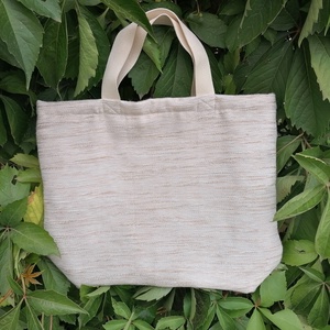 Natúr színű textil kézitáska  - táska & tok - bevásárlás & shopper táska - shopper, textiltáska, szatyor - Meska.hu