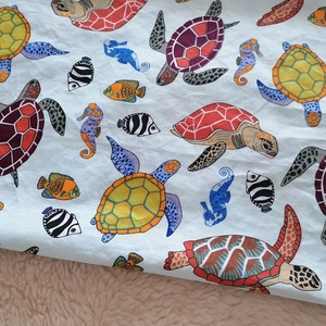 Teknős mintás párnahuzat - szépségápolás - egészségmegőrzési kellékek - Meska.hu