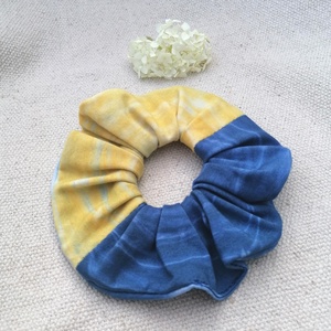 Batikolt scrunchie - textil hajgumi, Ruha & Divat, Hajdísz & Hajcsat, Hajgumi, Varrás, MESKA