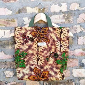 Afrikai batik mintás textil kézitáska , Táska & Tok, Bevásárlás & Shopper táska, Shopper, textiltáska, szatyor, Varrás, MESKA