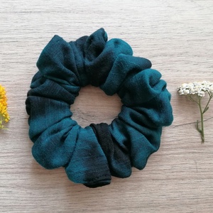 Batikolt scrunchie - textil hajgumi - ruha & divat - hajdísz & hajcsat - hajgumi - Meska.hu