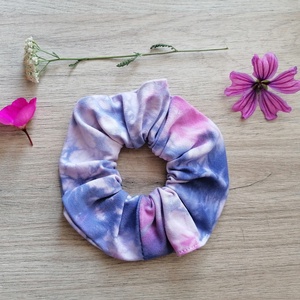 Batikolt scrunchie - textil hajgumi - Meska.hu