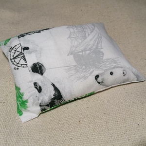 Medve mintás meggymag párna - szépségápolás - egészségmegőrzési kellékek - meggymagpárna - Meska.hu