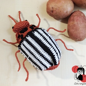 Krumplibogár MINTA magyarul - diy (csináld magad) - szabásminta, útmutató - Meska.hu