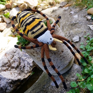 Horgolt darázspók (Argiope bruennichi) - játék & sport - plüssállat & játékfigura - más figura - Meska.hu
