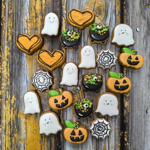 Halloween-i mézeskalács ajándék válogatás - otthon & életmód - dekoráció - halloween - halloweeni dekoráció - Meska.hu