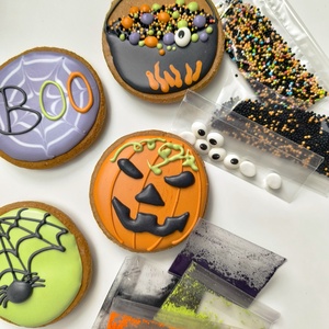 Halloween mézeskalácsdíszítő szett otthonra - DIY - diy (csináld magad) - egységcsomag - Meska.hu