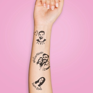 Egyedi tetoválás matrica lánybúcsúra (2lap/csomag), Esküvő, Lánybúcsú, Fotó, grafika, rajz, illusztráció, MESKA
