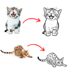 Házikedvenc ideiglenes tetoválás (egyedi) - művészet - grafika & illusztráció - digitális - Meska.hu