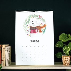 Falinaptár 2026. kávés állatok - Meska.hu