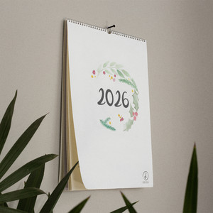 Falinaptár 2026. kávés állatok - otthon & életmód - dekoráció - fali és függő dekoráció - falinaptár & öröknaptár - Meska.hu