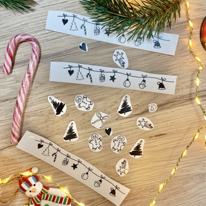 Karácsonyi mini ideiglenes tetkó csomag - karácsony - karácsonyi ruházat - karácsonyi ruha kiegészítők - Meska.hu