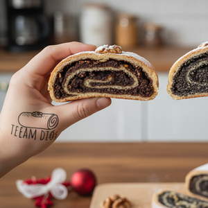 Karácsonyi ideiglenes tetkó (A6 méret) - karácsony - karácsonyi ruházat - karácsonyi ruha kiegészítők - Meska.hu